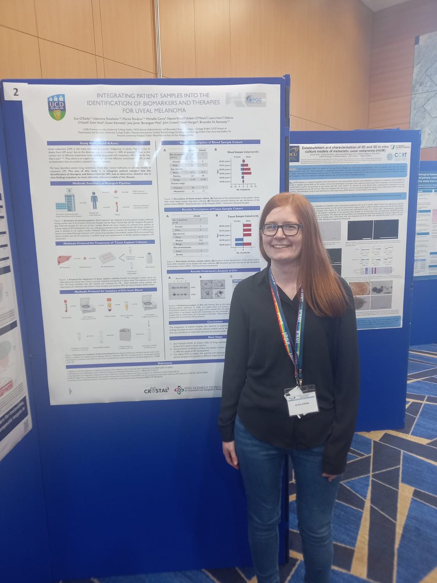 VTonelotto's tweet photo. Enlightening presentation by Dr Eve O'Really at the Irish Melanoma Forum meeting @irishmelanoma: "Integrating patient samples into the identification of biomarkers and therapies for Uveal Melanoma". @BreandanKennedy @OPGG_UCD @Crystal3Project @svuh @UHW_Waterford RVEEH https://t.co/hEIt41y7B1