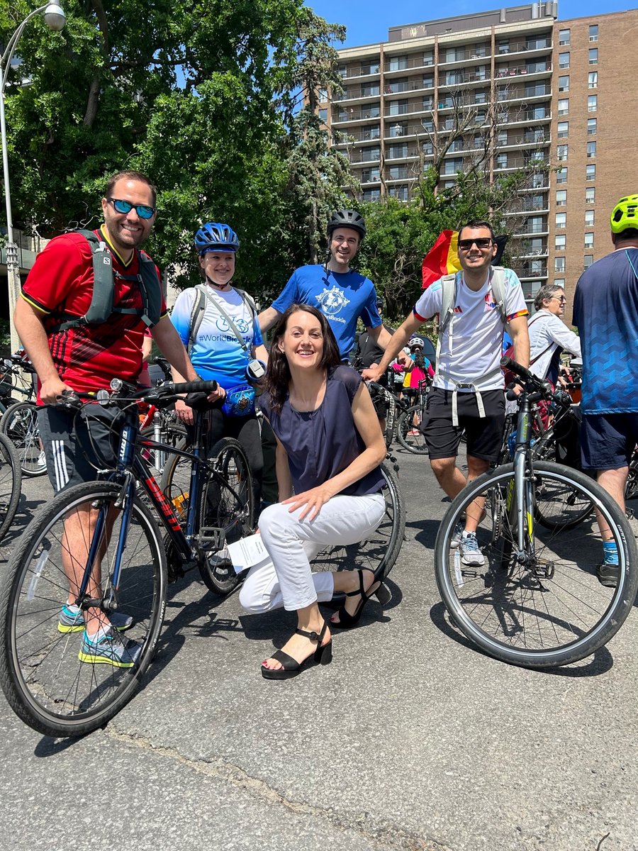 🚴‍♀️🚴 Last weekend, we celebrated #WorldBicycleDay in <a href="/ottawacity/">City of Ottawa</a>. European Embassies, the <a href="/NCC_CCN/">National Capital Commission</a>, <a href="/BikeOttawa/">Bike Ottawa</a>, <a href="/AFOttawa/">Alliance Française</a> and <a href="/EnviroCentre/">EnviroCentre</a> held a Ride for Peace &amp; Unity downtown, and hosted fun activities for bike lovers of all ages. Can't wait for a new edition next year!
