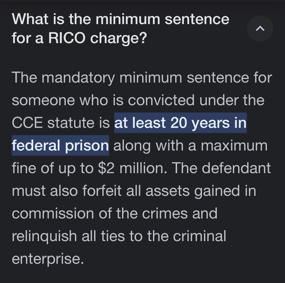 KittenNFTS's tweet photo. @eddycarra_ Also, in the US, which loves to track down, extradite, and prosecute crimes like this, this is a racketeering crime across state and country lines.  RICO charges carry a minimum sentence of 20 years for EVERY party involved, and they only have to prove 1 is guilty, and here it is https://t.co/rX6Vly0rPt