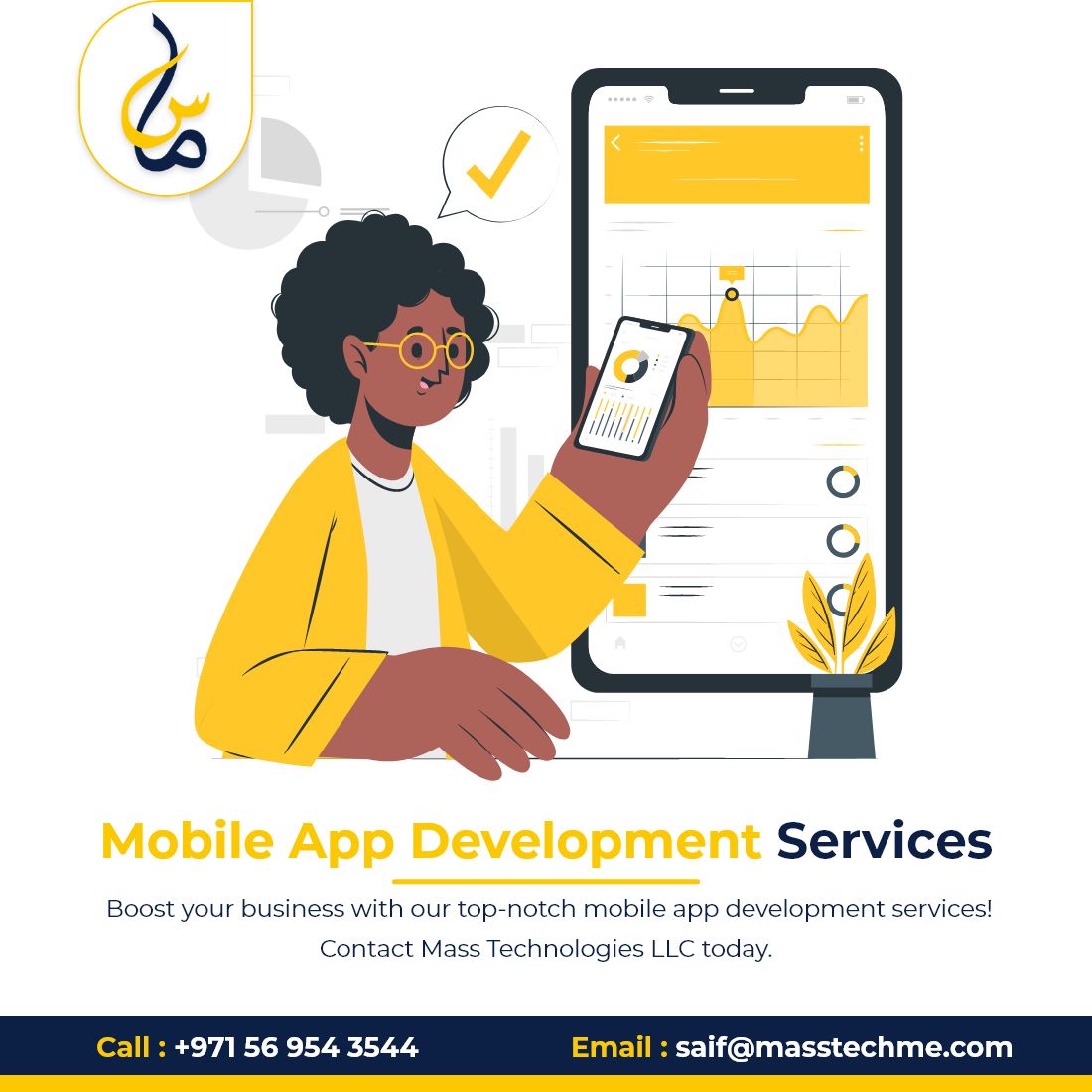 Masstechme's tweet photo. Mass Technologies LLC , your one-stop solution for Mobile app development services involve the creation of software applications specifically designed for mobile devices such as smartphones and tablets.
#MobileAppDevelopment
+971 569543544
Visit us:- https://t.co/c0QJsfSmyP https://t.co/rnfpyeUgUo