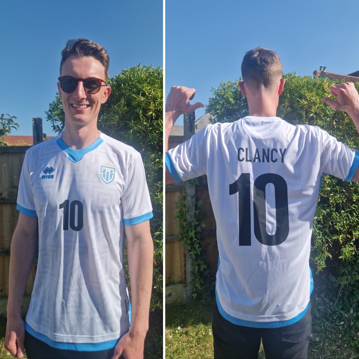 JWillmott_'s tweet photo. @petercrouch new purchase for Glastonbury festival. San Morino's third shirt. @PeterCrouchPod @Chris_Stark @StatmanDave https://t.co/gWBVw3j5u3