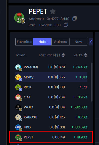 AVE hoting has come,Hold,  Let us go to push it to the moon! Contract: 
0xd277f455bB482c848932Fc99b2a7B32558Ab3d40