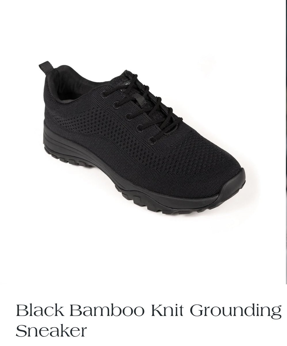 @BenJustman They make grounding shoes. No need for barefeet.