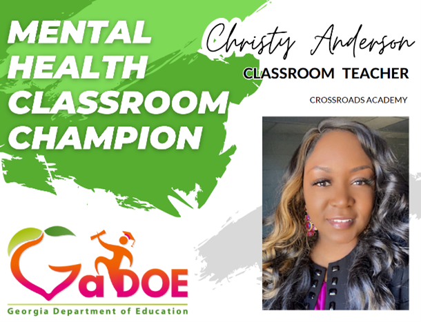 GaDOEWholeChild's tweet photo. Good mental health for our students isn’t just the job of our counselors and social workers, it starts with #MentalHealthClassroomChampions. #BeATrustedAdult https://t.co/VtnPt0TKpT