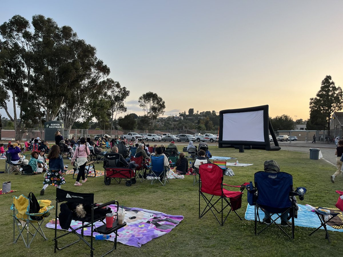 Our first Movie on the Lawn! Thank you, PTA! #AVGatorNation