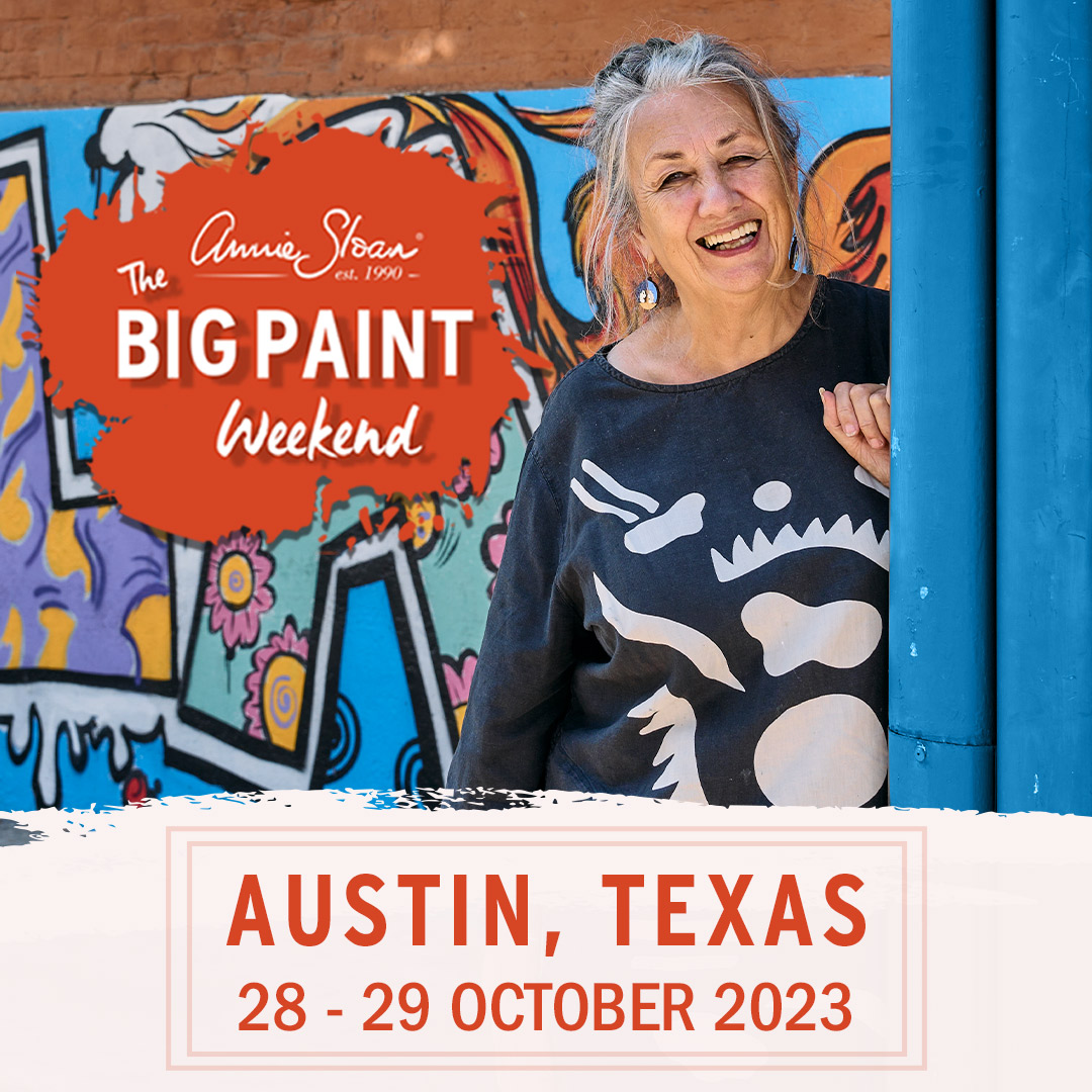knitknotnatter's tweet photo. Join @AnnieSloanHome for #TheBigPaintFestival, TEXAS! Annie's second weekend-long celebration of all things @chalkpaint, w/ demos &amp; talks from some of the biggest names in furniture painting.
Get your tickets HERE and mention KKN as your stockist: https://t.co/3sQr5HZNBO https://t.co/IwCMGoDZF0