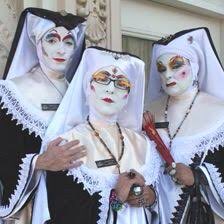 In the early 80s, I helped care for a friend dying of AIDS. So did the Sisters of Perpetual Indulgence. They are kind, merciful, bawdy, masters (mistresses?) of satire & often do work with marginalized populations that the religious won’t. 
1/2
#ONEV1 #DemVoice1 #ResistanceUnited