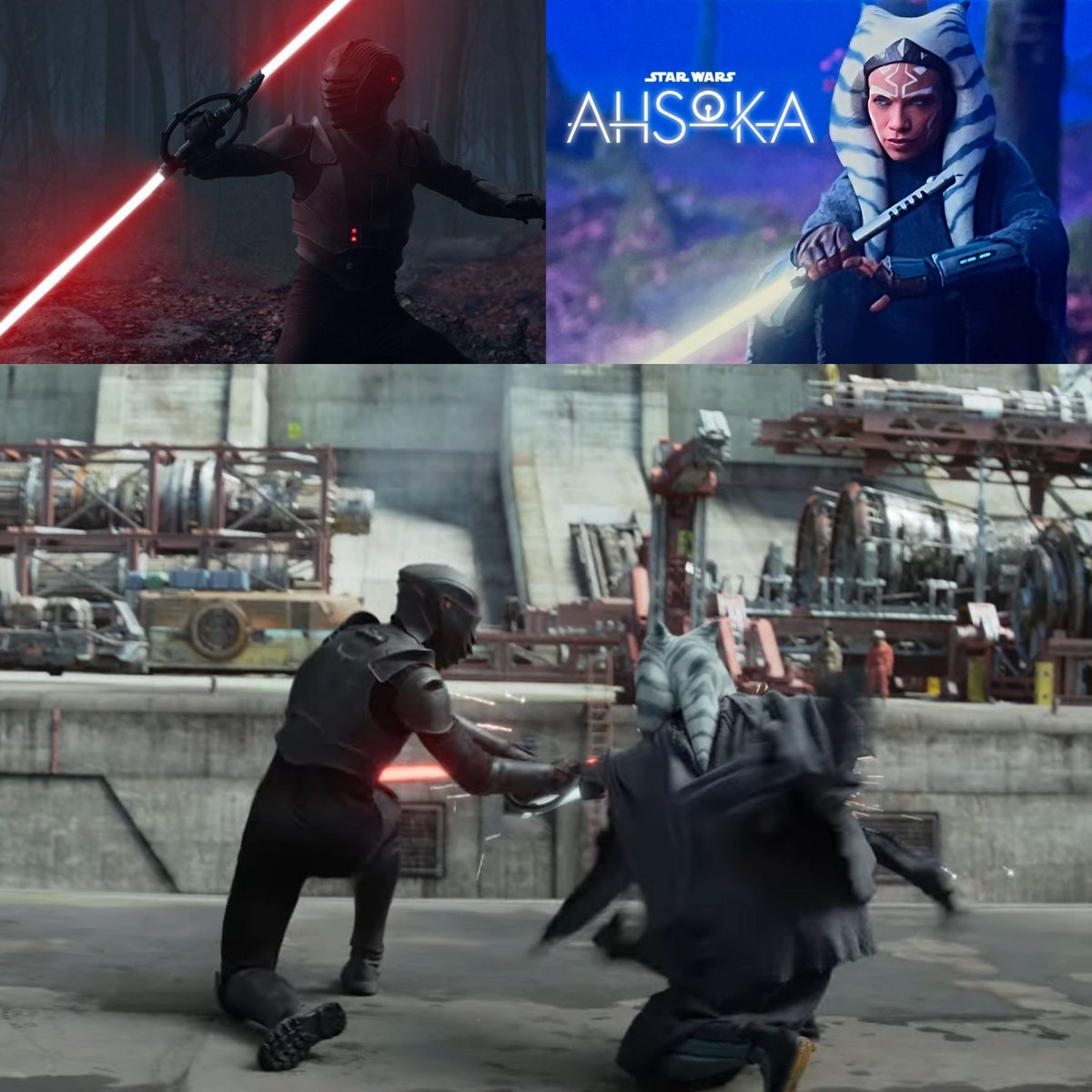 Seems like Ahsoka will duel against this new Inquisitor in two separate places/planets!!