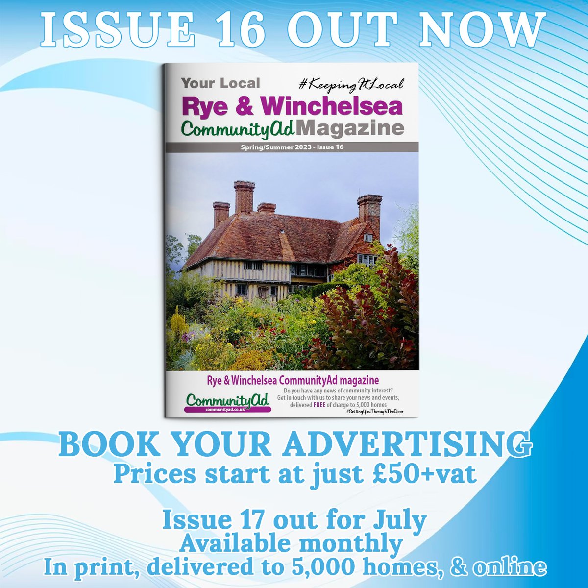 CommunityAd's tweet image. Are you getting your business in front of the right customers?

We're currently preparing the next issue of our Rye &amp;amp; Winchelsea CommunityAd Magazine - if we can help, please get in touch!

To read the previous issue online head to: communityad.co.uk/books/rye-comm…