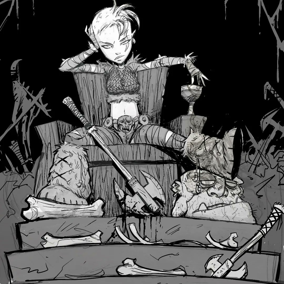 Less than 48 hours to go now, before campaigns end! A brutal but fun look at a fantasy world with orcs,monsters barbarians and beer! Now 64 pages!
kickstarter.com/projects/karlr…