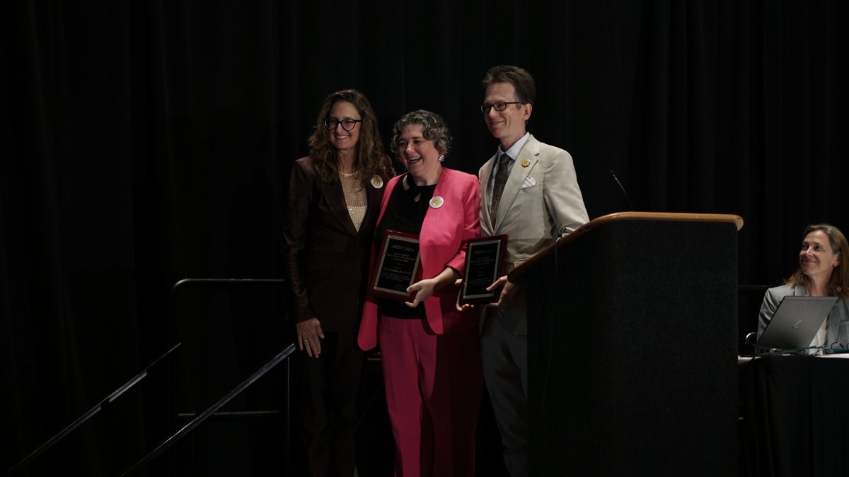 Congratulations to Karin Johnson, MD, FAASM (<a href="/drsleepykarin/">Karin Johnson</a>), and Jay Pea (<a href="/mr_jay_pea/">Jay Pea</a>), recipients of the Mark O. Hatfield Public Policy or Advocacy Award for developing public policy that positively affects the healthy sleep of all Americans. #SLEEP2023