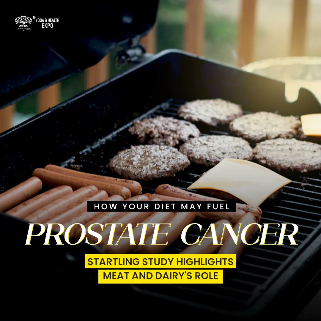 yogahealthfndn's tweet image. Food for Thought: Unraveling the Prostate Cancer Puzzle - New Study Sheds Light on Meat and Dairy Surprising Impact on Disease Development. Is Your Plate Putting You at Risk?

#ProstateCancerRisk #CancerPrevention #HealthAlert #HealthyChoices