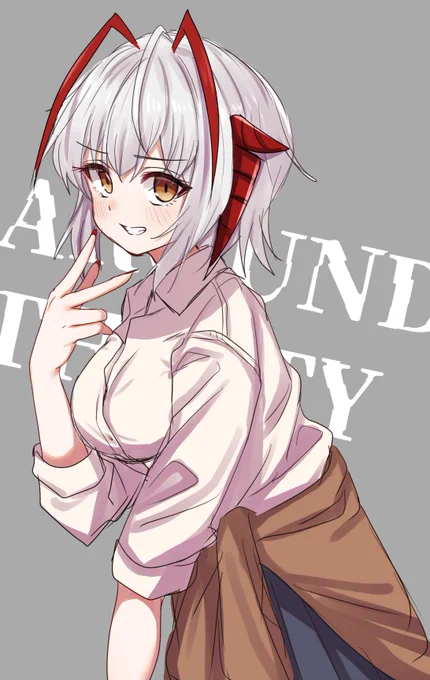 制服ギャルW。#アークナイツ版深夜の真剣お絵かき60分一本勝負