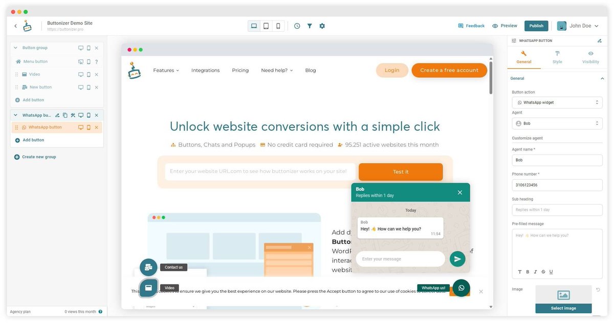 buttonizer's tweet image. Public beta: Get ready for our redesigned editor 🚀 Let's improve it together and share your feedback with us! Read more here community.buttonizer.pro/d/1888 #update #getbuttonized #WordPress #conversions #Shopify