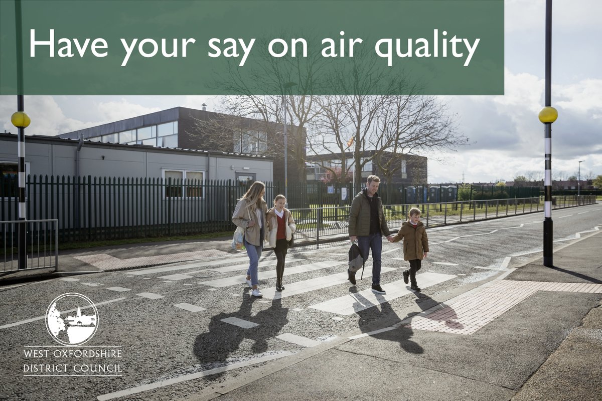 Are you a resident of Witney or Chipping Norton? We want to hear your views on air quality and how we manage it in your town.

Join the conversation and let your voice be heard! Complete our survey and help us create a fresher future: yourvoice.westoxon.gov.uk/en-GB/projects…