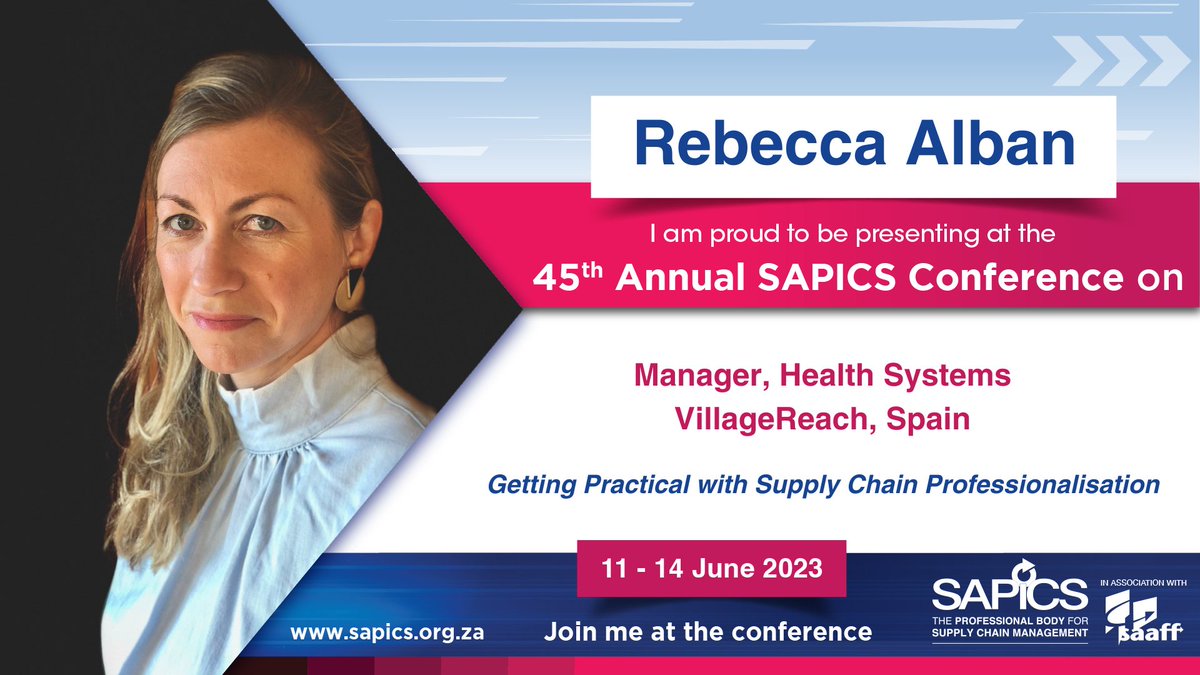 VillageReach's tweet photo. Attending #SAPICS2023? Check out our panel “Getting Practical with Supply Chain Professionalization” with VillageReach’s Rebecca Alban and Dauda Majanbu on June 13, from 8:30 - 9:20 SAST in Hall B. Learn more here https://t.co/dqAKn6elRA @SAPICS01 #supplychainmanagement https://t.co/BsL5d8WAQH