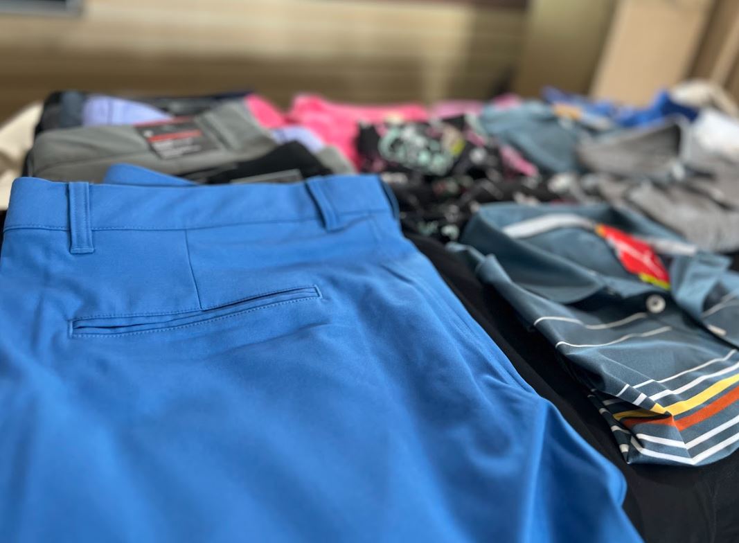 Stop by the PLGC Pro Shop and browse the Father’s Day sale table! Shirts &amp; shorts $48 each.