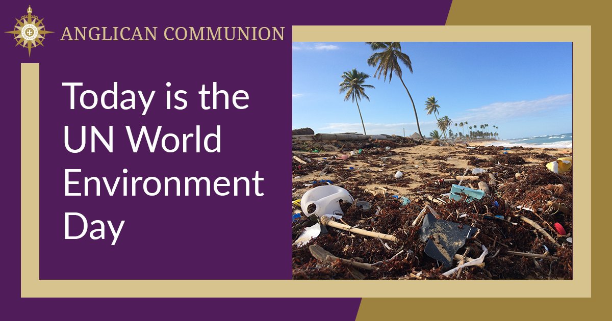 AnglicanUN's tweet photo. Today is #UNWorldEnvironmentDay. We all need to reduce usage of plastic, and in 2021 Anglicans led in advocating at the UN on the need to reduce plastic pollution @UNEP @SREnvironment @UN_HRC https://t.co/0lsQU14C9n https://t.co/GA5ZdEix3Q