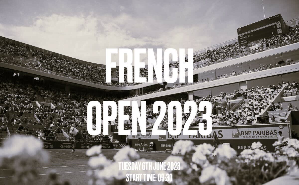 New Balls Please! 🎾🎾🎾

Watch all the action of the French open ….. 

Live Tennis action court-side!