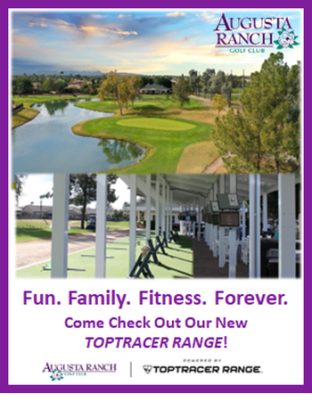 Augusta Ranch Golf Club is an 18-hole, par 61 golf course renowned for its exceptional playing conditions, friendly service, and challenging layout. Check out their new TOP TRACER RANGE!

@AugustaRnchGolf #toptracer #mesaAZ #MesaArizona #ArizonaGolf ow.ly/y35s50Nb5NP