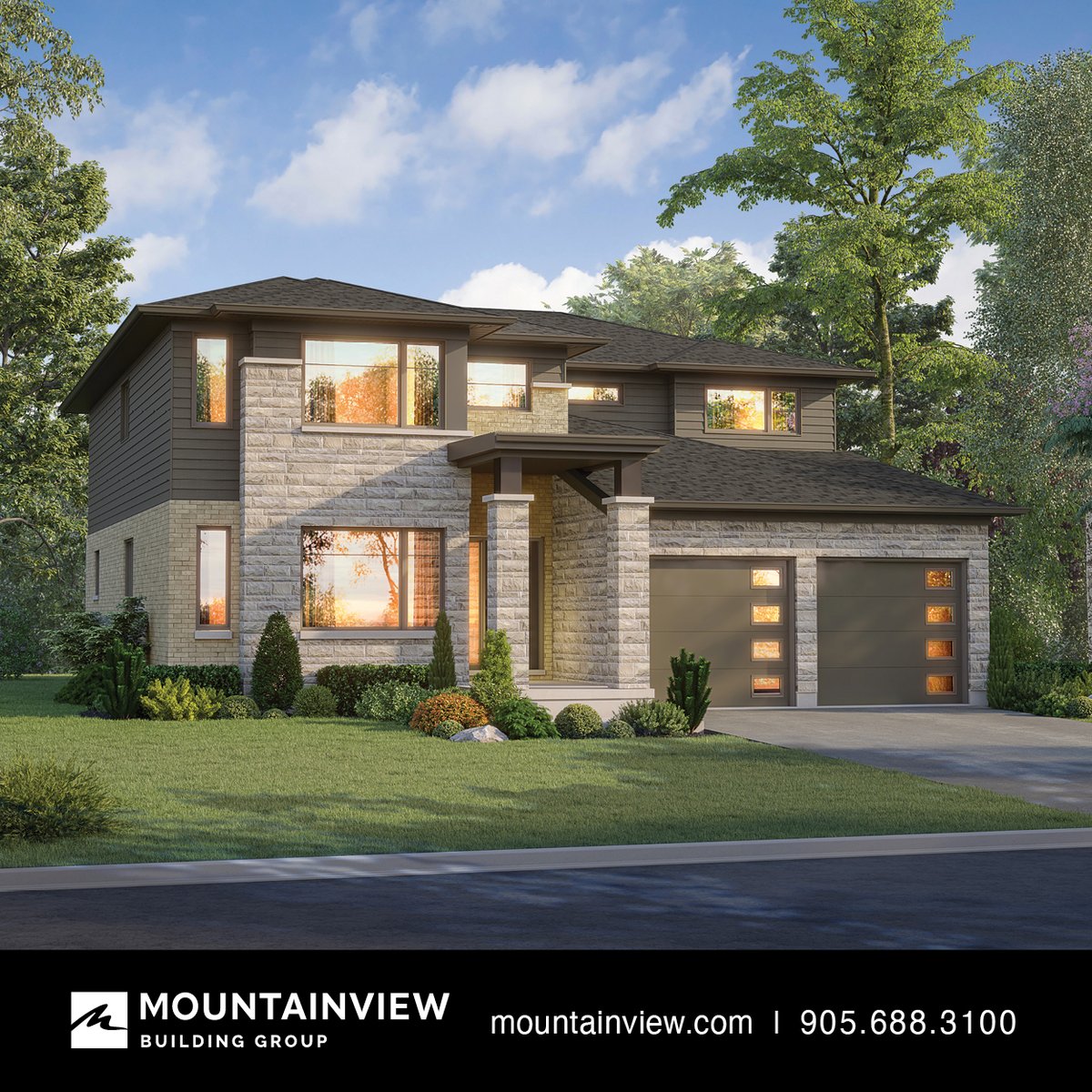 Love a modern style? Then you’ll love our the Mountainview Modern Collection. Clean lines, expansive windows, and an undeniable sleekness, like our Iris model that’s pictured here!

#modern #moderndesign #niagara #homebuilder #MountainviewBuildingGroup #MountainviewHomes