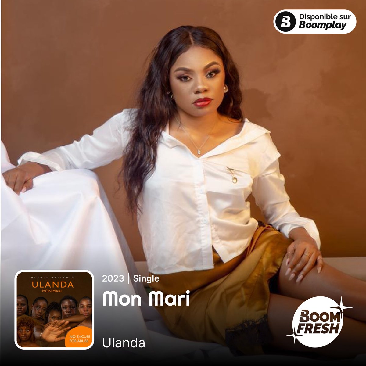 BoomplayFR's tweet photo. Découvrez le nouveau single "Mon Mari'' de @ulandaulanda disponible sur Boomplay.

Lien  🎵
https://t.co/wJzy6OrA4E

#Boomplayfrancophone #Boomplayfr #boomfresh #ulanda #monmari #makossa #afrobeats #mamamakossa https://t.co/VHMOm2Yo31