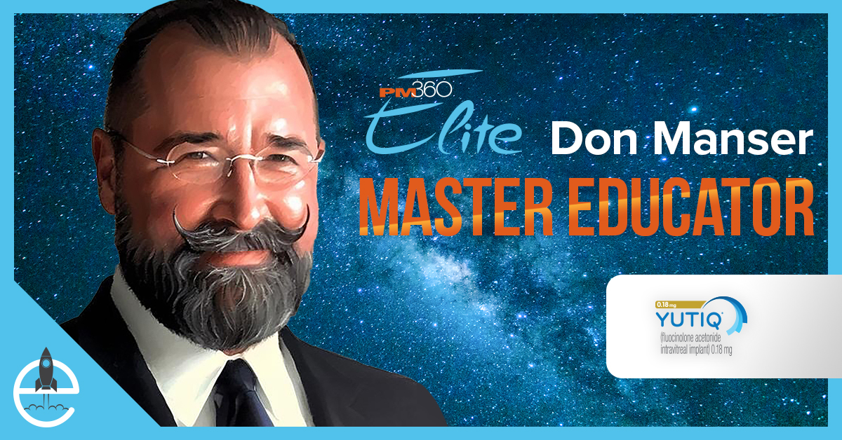 Congrats to Don Manser, Senior Director, Marketing, for YUTIQ® for being named a 2023 <a href="/PM360online/">PM360</a> Elite 100 Master Educator! He steps into action to provide learning opportunities with each new endeavor. Read more on our site. #ElevateTeamwork #PM360 buff.ly/3N2RuPn