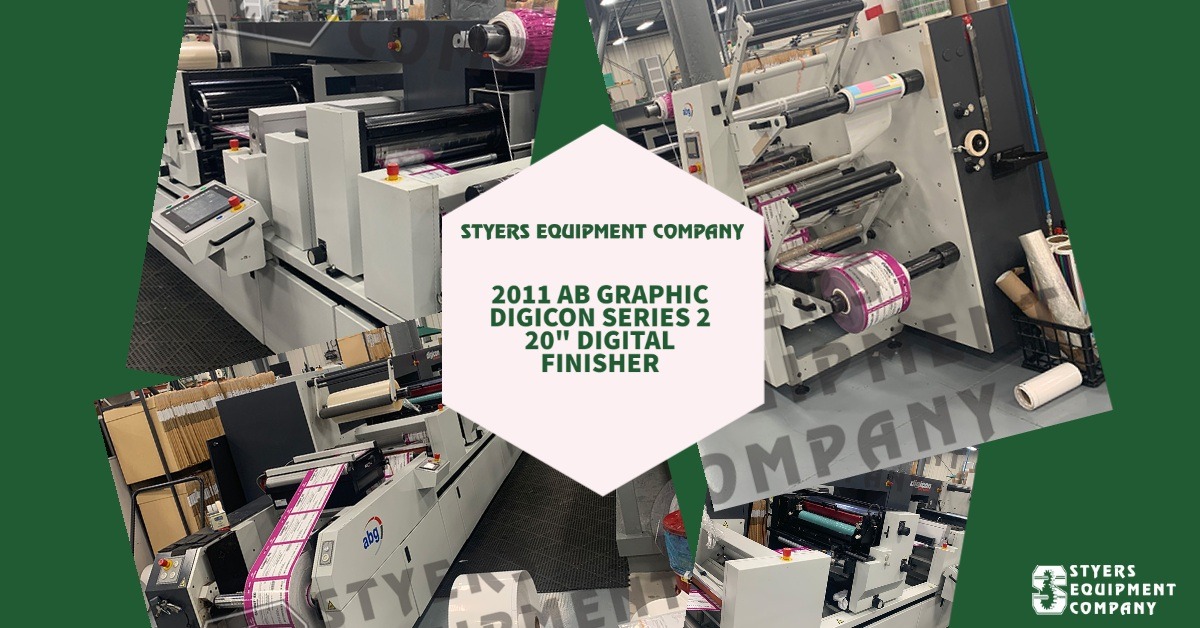 styersequipment's tweet image. #flexomachine #flexographicprinting #flexoprinting #flexo #labelfinishing #labelprinting #usedequipmentforsale #usedequipment #finishingequipment #styersequipmentcompany