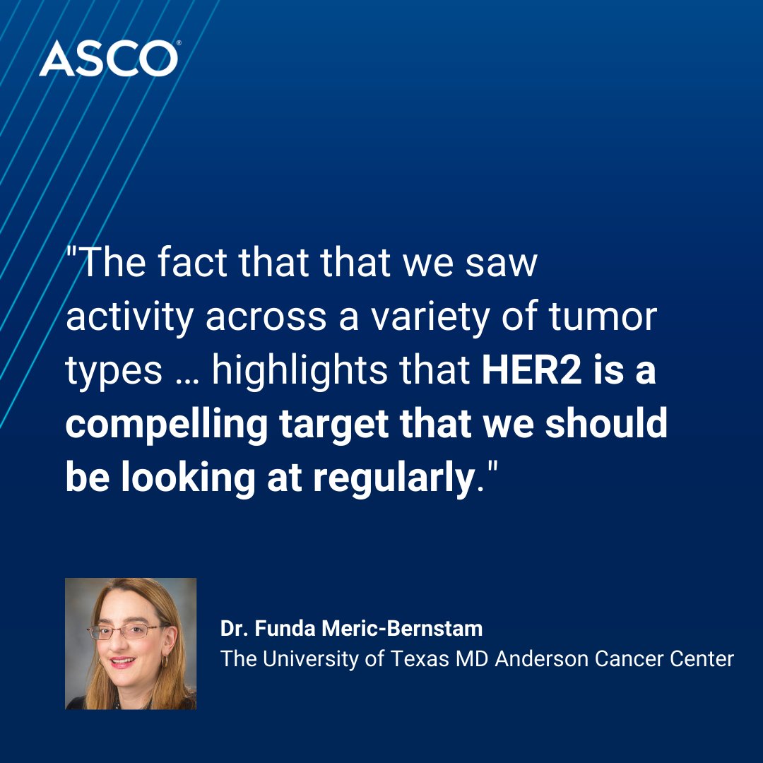 ASCO (@asco) on Twitter photo DESTINY-PANTumor-02 results were just presented at #ASCO23: T-DXd shows broad activity across tumor types, including gyn cancers, with a toxicity profile consistent with previous studies: fal.cn/3yPdP #ASCODailyNews <a href="/MDAndersonNews/">MD Anderson Cancer Center</a> #gyncsm DESTINY-PANTumor-02 results were just presented at #ASCO23: T-DXd shows broad activity across tumor types, including gyn cancers, with a toxicity profile consistent with previous studies: fal.cn/3yPdP #ASCODailyNews <a href="/MDAndersonNews/">MD Anderson Cancer Center</a> #gyncsm