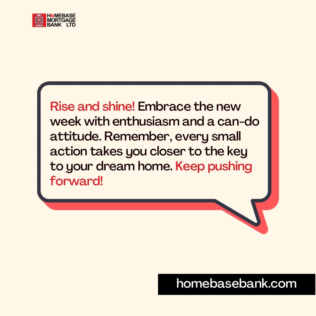 There is always a positive side to every situation.

Be positive!

#Homebasebank
#bankwithhomebase 
#mortgagebroker #mortgageloans #mortgagebrokers #mortgageloan #mortgageadvisor #mortgagebank #mortgagebanking #mortgagebankinnigeria #lagosmortgagebank #nigeriamortgagebank