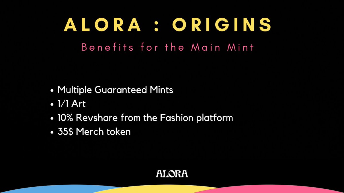 ALORA_nft's tweet photo. Some Early Alpha before our Main Mint! 👀🚀

ALORA origins is our premint collection which grants multiple guaranteed mints for our upcoming Free mint and much much more🎁🪂👇

https://t.co/h7QchBhO0A

Grab yours while its still cheap! https://t.co/RZxiTuMujp