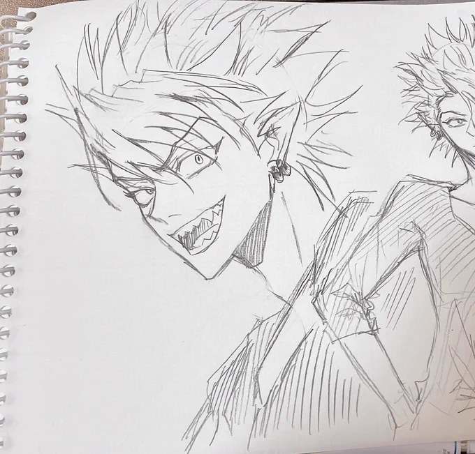 これは本当にたまたま昨日描いた蛭魔妖一です供養しておきます また絵描き欲戻りそ～～～ 