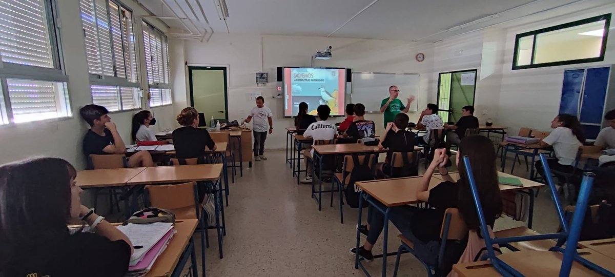 IesSanctiPetri's tweet photo. 🔊 ¡SALVEMOS AL CHORLITEJO PATINEGRO! El alumnado ha recibido una charla acerca de cómo proteger un ave amenazada en España y concretamente en nuestra costa, el Chorlitejo Patinegro. #iessanctipetri #programaaldea #8meses8causas #díamundialdelmedioambiente https://t.co/tvLMbuNka8