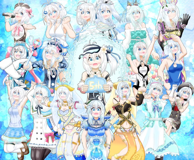 #自分の代表作だと思う絵を一枚だけ選んでみよう イベントに初めて使って頂けた作品 今年も描くのでまた上書きされると良いんだけどw