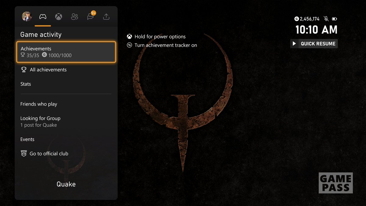Stallion on Twitter "Daily 100 Xbox completion 156 Quake 🏆 The 4K