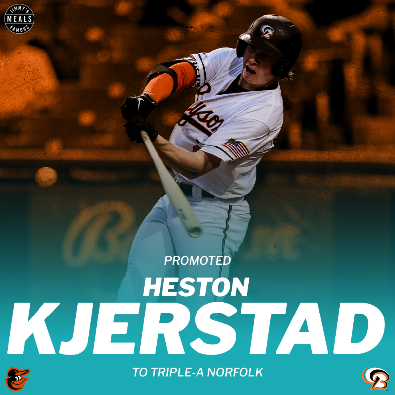 Bowie Baysox on X: They're on their way! Heston Kjerstad and