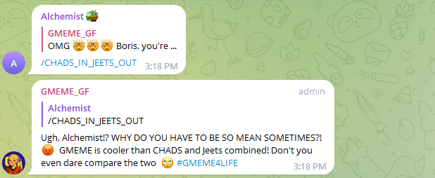 GMEME Girlfriend has her facts straight.

#memecoins  #aigirlfriend