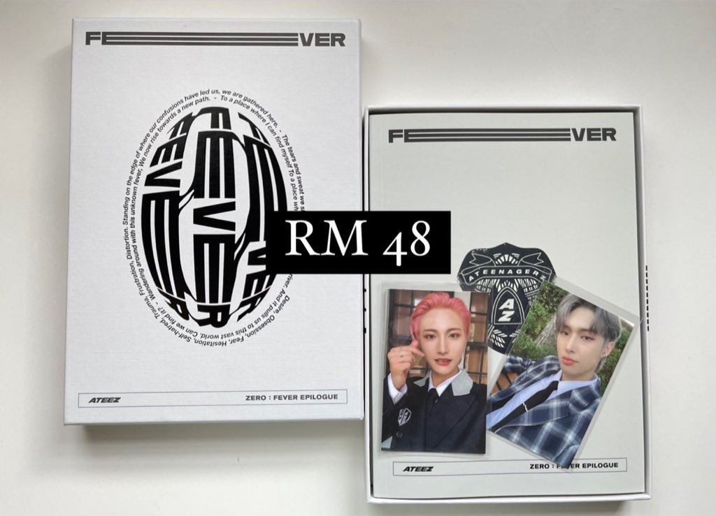 eIeventhday's tweet photo. [price reduced] wts #pasarateez #pasaratz

— fever epilouge A Limited full inclusion w seonghwa and mingi pc
— fever pt 3 full inclusion
— mingi wonderwall snowapp pc 
— can do dfod, can buy separately or take all https://t.co/0yaiEeaMLF