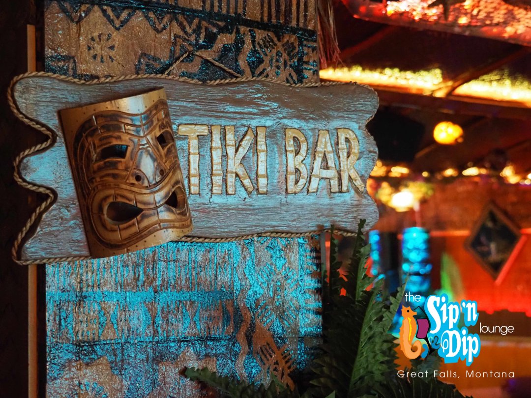 The Sip 'n Dip Lounge 🐡 Everyone's Favorite Tiki Bar! 🌴😍😋🍹 montanamermaids.com #MontanaMermaids
