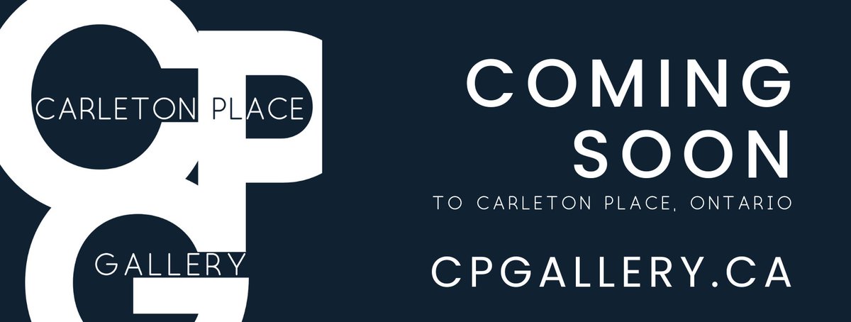 Some exciting news happening in my world...introducing a new local fine art gallery to downtown Carleton Place!  Opening this summer (date TBD) myself &amp; three partners cannot wait to open &amp; showcase local &amp; regional art and artists! Visit cpgallery.ca for more!