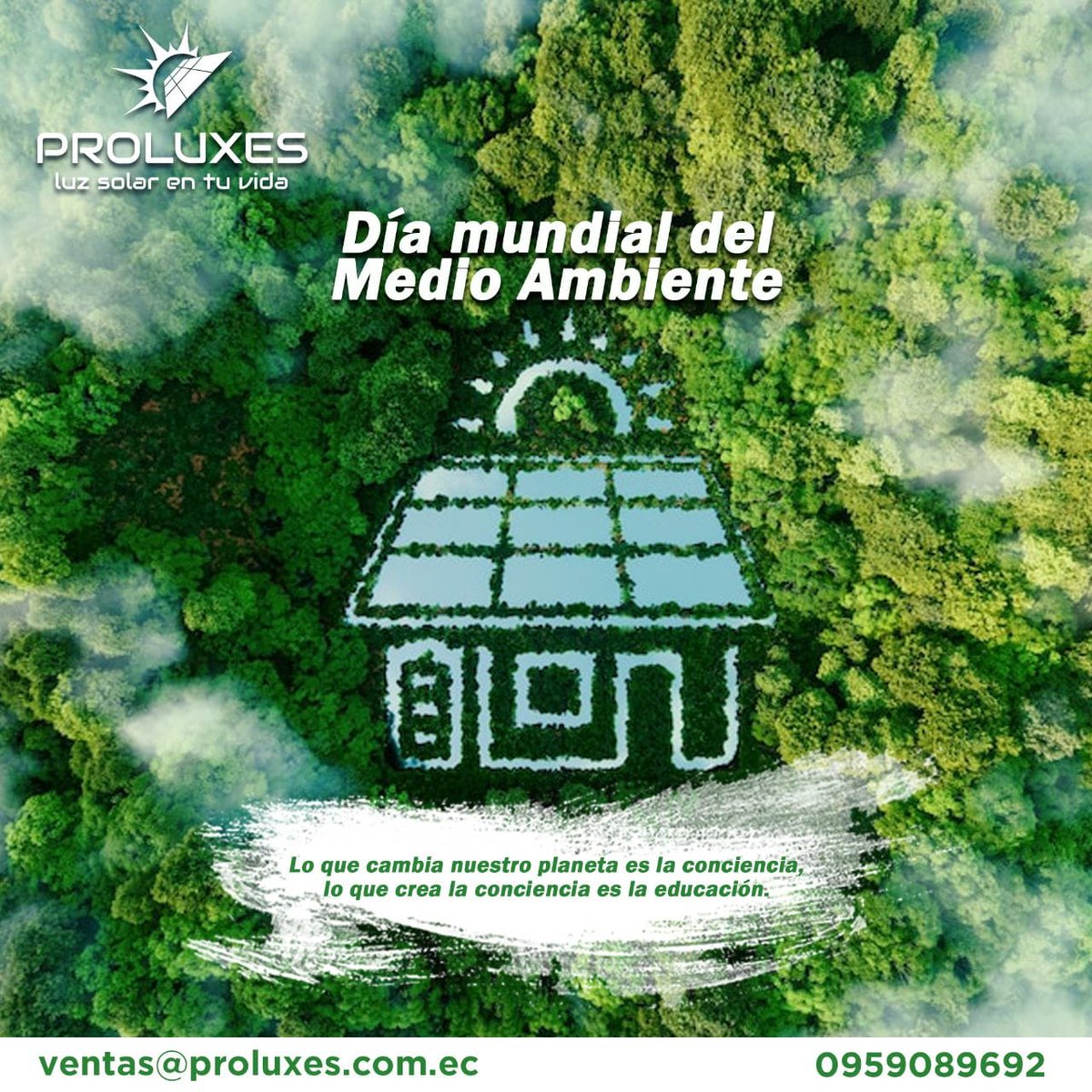 Lo que cambia nuestro Planeta es la conciencia, lo que crea la conciencia es la educación 
.
.
.
#medioambiente #cuidaelambiente #cuidaelplaneta #cuidalanaturaleza #ahorrodenergia #agua #naturaleza #flora #Samborondon #Guayaquil #Quito #proluxes