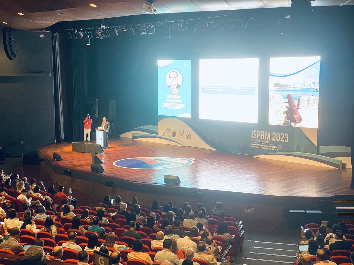 <a href="/AJPMRjournal/">AJPM&R</a>’s Editor in Chief and <a href="/AAPhysiatrists/">Assoc. of Academic Physiatrists (AAP)</a> Board member Walter Frontera, MD, PhD, kicking off #ISPRM2023 in Columbia 🤩