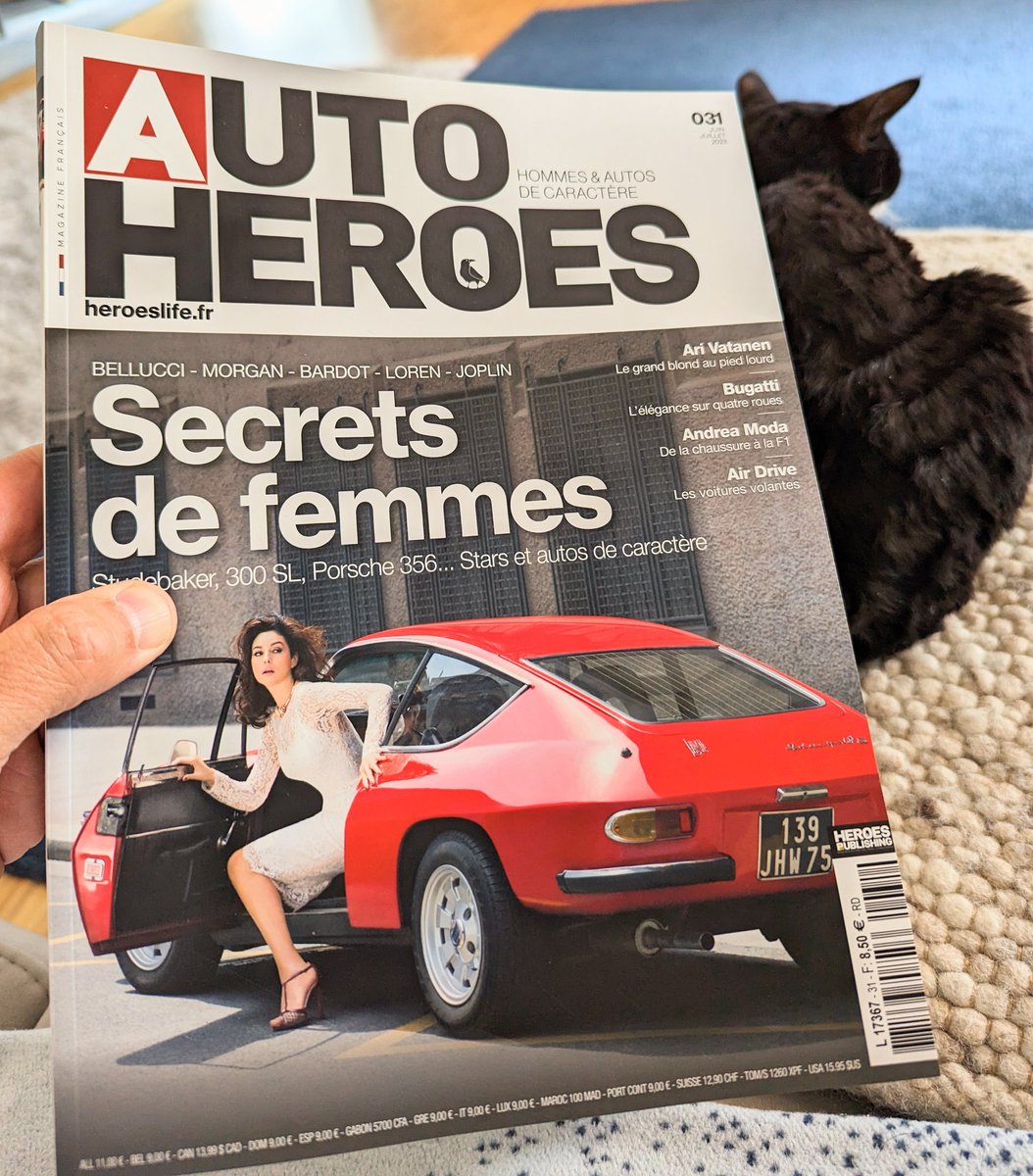 JMJuchet's tweet photo. Auto Heroes 031: encore une fois subjugue par les sujets propres a faire battre le coeur des passionnes d'Auto avec un grand A! #AutoHeroes @AriVatanen @Bmwfrance_ #JeanBugatti @Bugatti #SergeBellu #JPRenvoize
#Belluci #FemmesauVolant https://t.co/jAslCAacCo