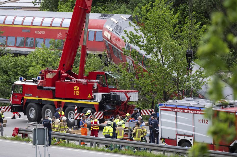 June 3 2022

A train derailed near a Bavarian Alpine resort in southern Germany on Friday, June 3, killing at least four people and injuring dozens in a region gearing up to host the G7 summit in late June.