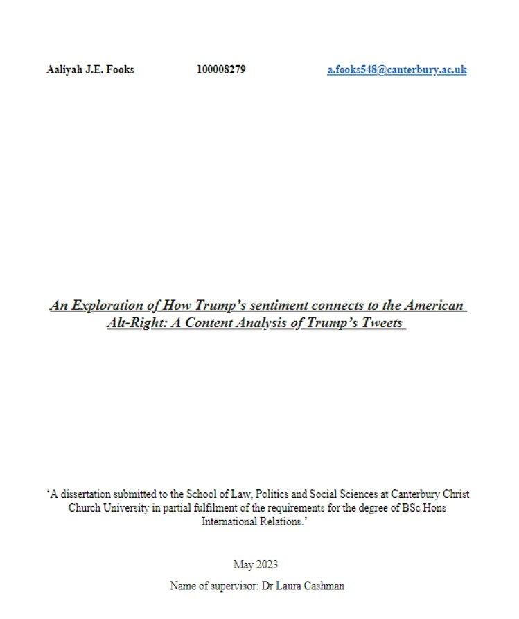 AaliyahFooks's tweet photo. On Thursday, I submitted my dissertation, which brings to an end my #undergraduate journey!
These past three years of study have been both exciting and challenging, trying to balance full-time study, part-time work, research internships, and the added challenges of the pandemic. https://t.co/YBKMjWOu5z