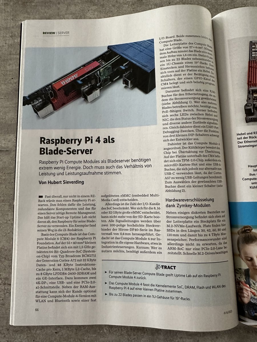 Jens Soeldner (@jenssoeldner) on Twitter photo Delighted to see that <a href="/iXmagazin/">iX</a> is featuring #UptimeLab by <a href="/Merocle/">Ivan Kuleshov</a> in the latest issue of the print magazine! Congrats, Ivan!
/cc: <a href="/geerlingguy/">Jeff Geerling</a> <a href="/MustafaRadha/">Mustafa Radha Jassim</a> <a href="/gsoeldner/">Guido Soeldner (ich/meins)</a> <a href="/aakoznov/">Alexey Koznov</a> <a href="/TorstenVolk/">Torsten Volk</a> @gpflueger Delighted to see that <a href="/iXmagazin/">iX</a> is featuring #UptimeLab by <a href="/Merocle/">Ivan Kuleshov</a> in the latest issue of the print magazine! Congrats, Ivan!
/cc: <a href="/geerlingguy/">Jeff Geerling</a> <a href="/MustafaRadha/">Mustafa Radha Jassim</a> <a href="/gsoeldner/">Guido Soeldner (ich/meins)</a> <a href="/aakoznov/">Alexey Koznov</a> <a href="/TorstenVolk/">Torsten Volk</a> @gpflueger