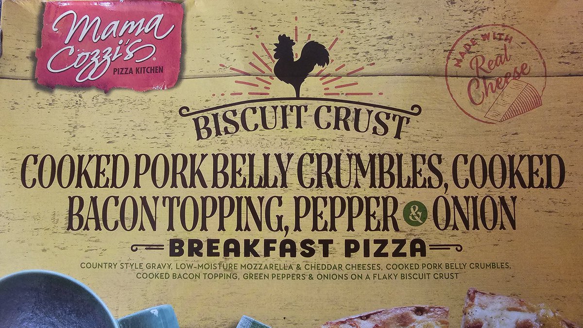 LucOfTheBind's tweet image. She says, &quot;Hey let&apos;s make one of those breakfast pizzas.&quot;
Didn&apos;t realize it had Belly Pork. #PORKPIE #TheUniverseGotJokes @SteamPoweredMan @DamianJRogers @MFMultimedia1 @666NightCreeps @ZensProducer @JamieBoyV1 @V1nc3n74