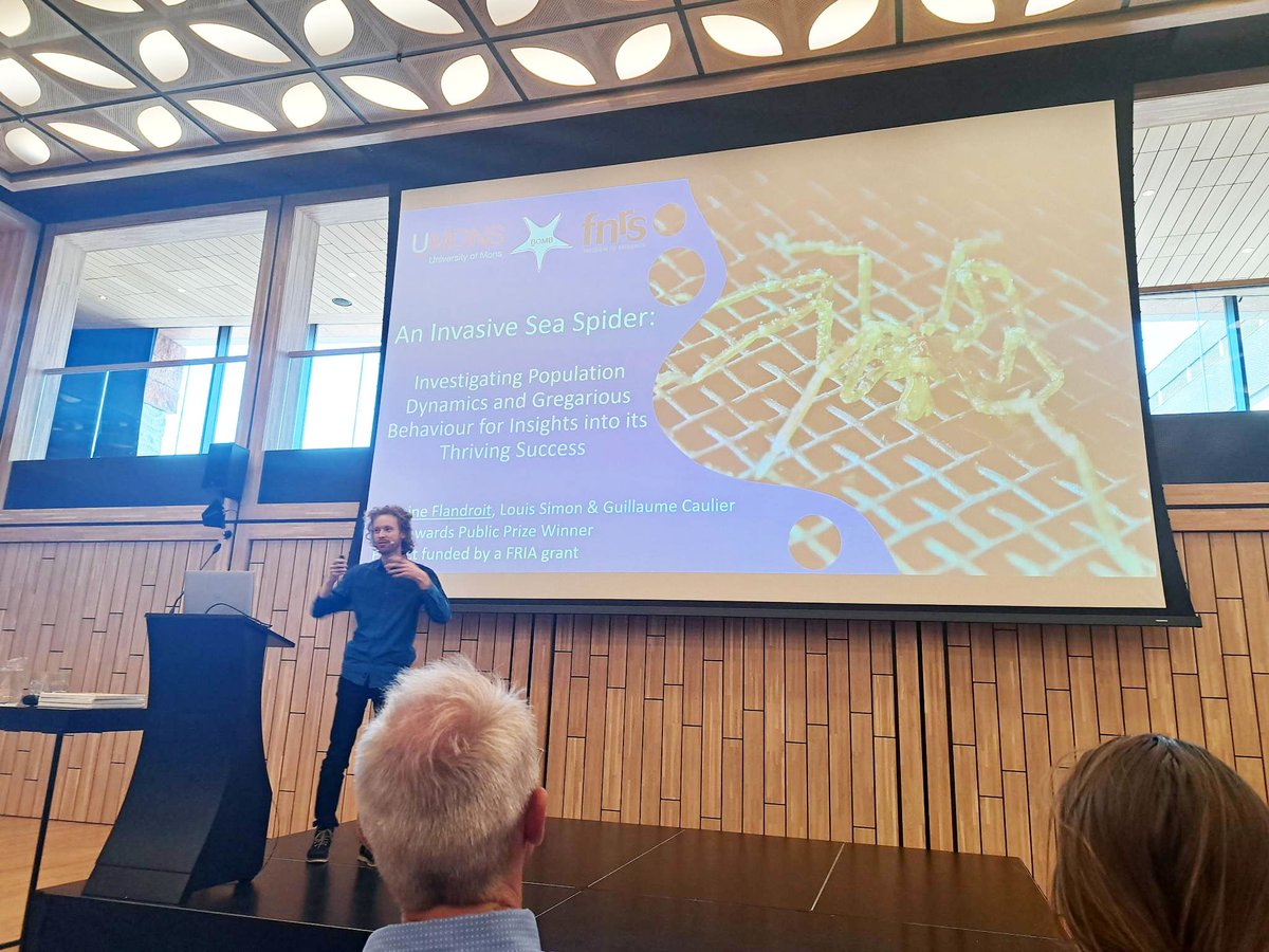 AntoFla04's tweet photo. Winning the audience prize of the Kets Award for my Master's thesis gave me the unique chance to present my work as an invited plenary speaker at the last Benelux Zoology Congress, in the beautiful Naturalis Biodiversity Center.
#Leiden #RBZS #KNDV #UMONS
#invasive #marinebiology https://t.co/ktLOc8qFwi