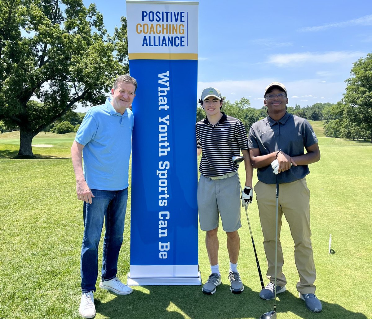 What a day Argyle Country Club raising money <a href="/PositiveCoachUS/">Positive Coaching Alliance</a> and thanks Langston and Xander <a href="/firstteedc/">First Tee - Greater Washington, DC</a> designated drivers. 
#positivecoaching