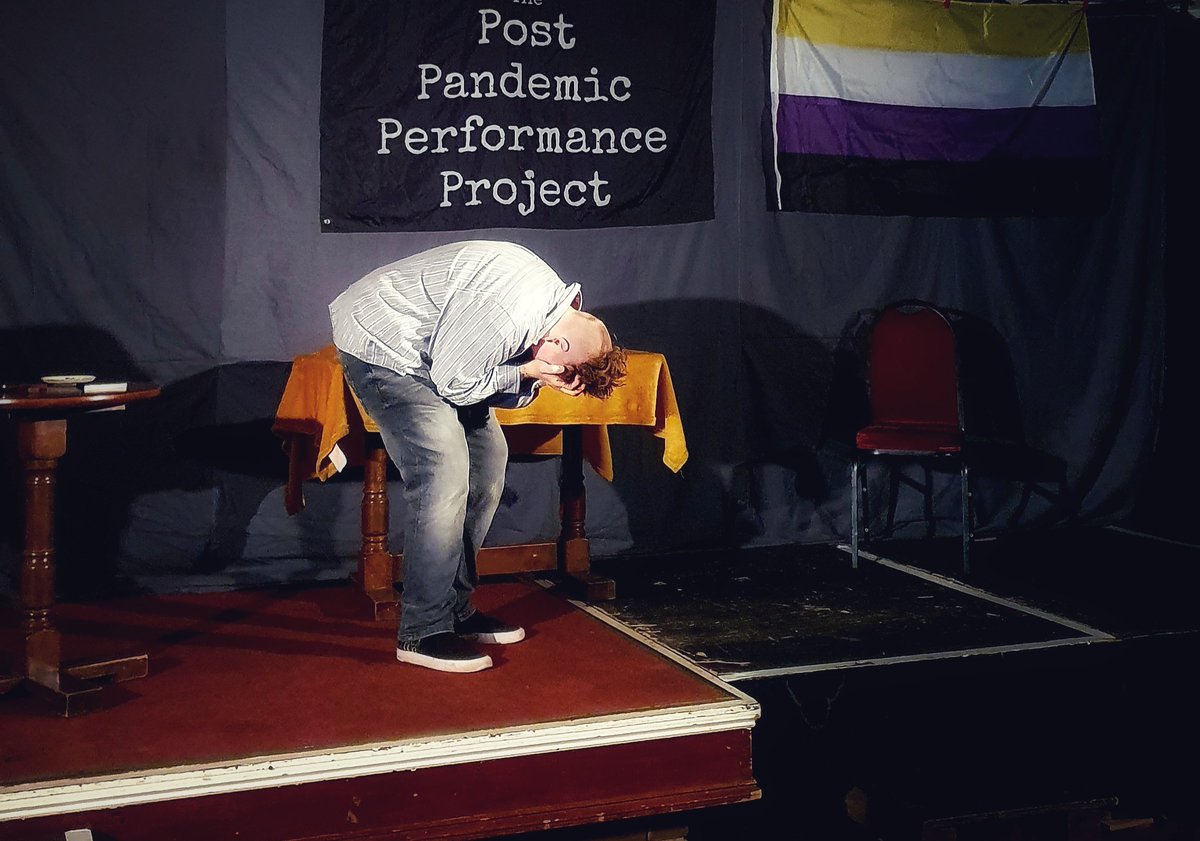 PostPanPerfProj's tweet photo. Happy Pride Month! 🏳️‍🌈 Coming to @FloparkCC on Fri 16th June '23 is The Post Pandemic Performance Project 's new and original play in The Vault Volumes series: 'The Curse of the Candlestick Maker. The play explores the struggles of a non-binary person wanting love. https://t.co/r6D7MgDEFI